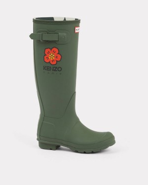 Hunter Original Tall Wellington Férfi Hosszúszárú Csizma Khaki | ABJ-487309