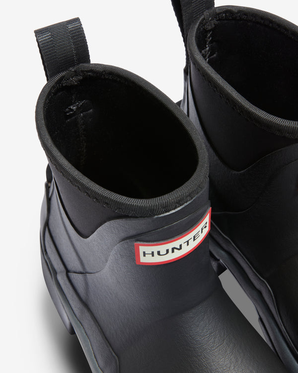 Hunter Balmoral Chelsea Neoprene Hybrid Női Rövid Szárú Csizma Fekete | IOC-975468