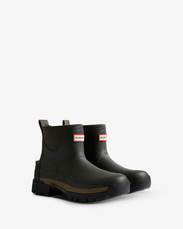 Hunter Balmoral Chelsea Neoprene Hybrid Női Rövid Szárú Csizma Sötétolivazöld | TWD-782154