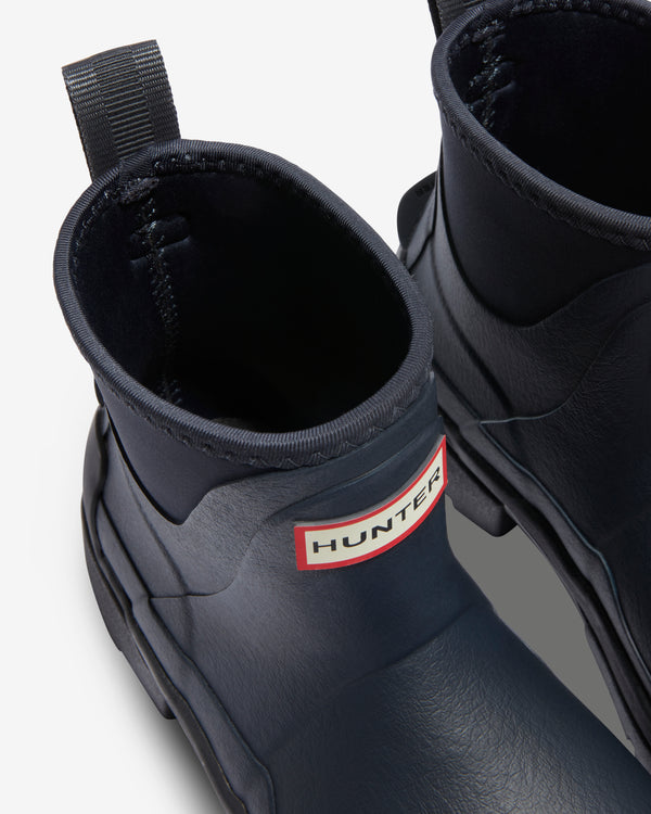 Hunter Balmoral Chelsea Neoprene Hybrid Női Rövid Szárú Csizma Sötétkék | CEZ-364850