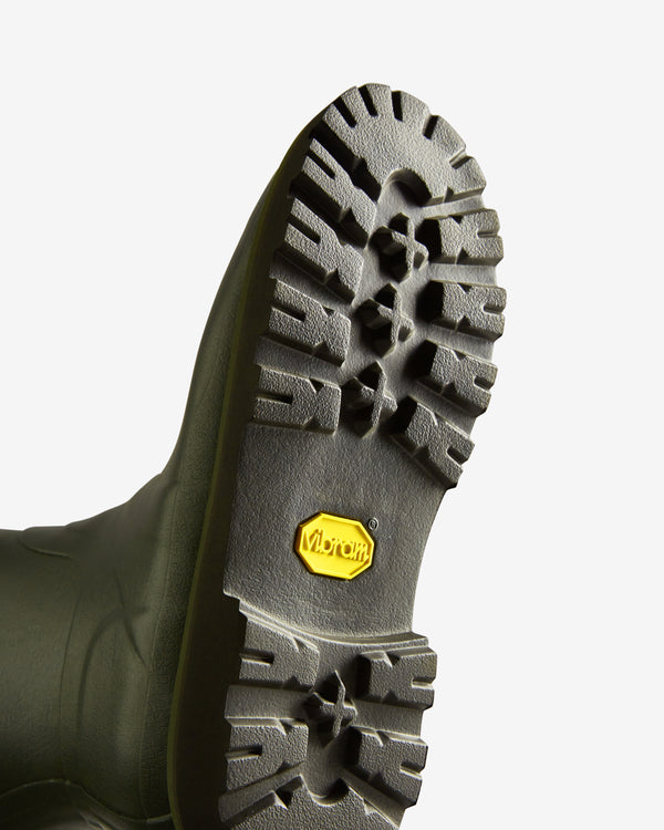 Hunter Balmoral Tall Side Adjustable Commando Sole Férfi Hosszúszárú Csizma Zöld | UBA-932846