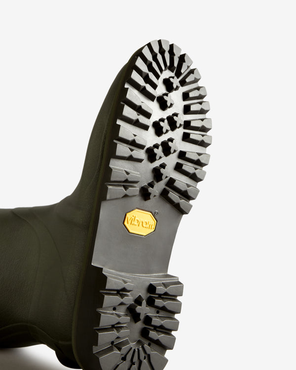 Hunter Balmoral Tall Wide Commando Sole Férfi Hosszúszárú Csizma Zöld | BYT-590214