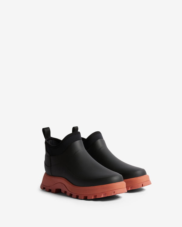 Hunter City Explorer Neoprene Ankle Női Rövid Szárú Csizma Fekete | NWM-758042