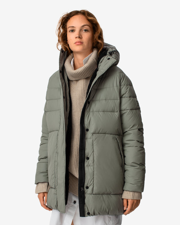 Hunter Intrepid Mid Puffer Női Ruhák Zöld | WXU-279185