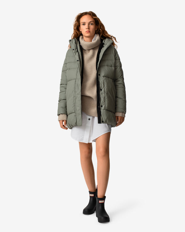 Hunter Intrepid Mid Puffer Női Ruhák Zöld | WXU-279185
