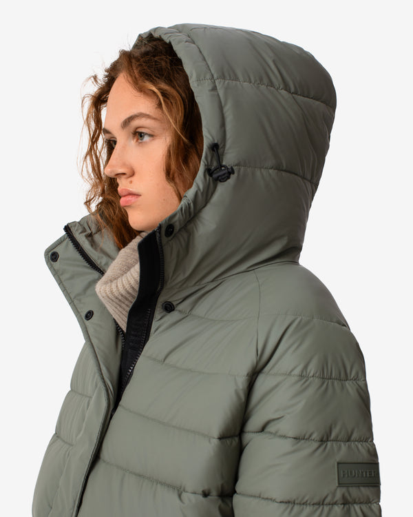 Hunter Intrepid Mid Puffer Női Ruhák Zöld | WXU-279185