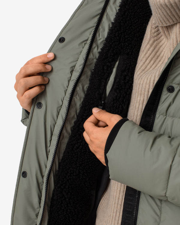 Hunter Intrepid Mid Puffer Női Ruhák Zöld | WXU-279185