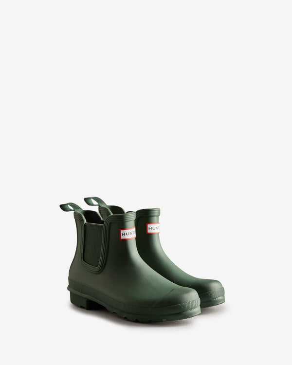 Hunter Original Chelsea Női Bokacsizma Zöld | UCK-437082