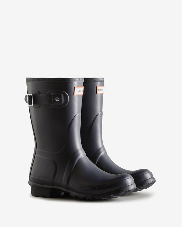 Hunter Original Short Wellington Női Rövid Szárú Csizma Sötétkék | QTU-504719