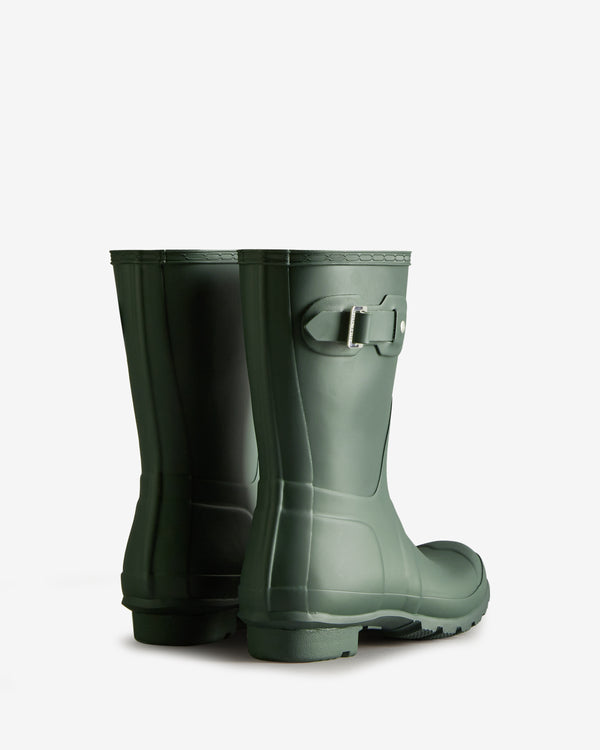 Hunter Original Short Wellington Női Rövid Szárú Csizma Zöld | WEM-590873