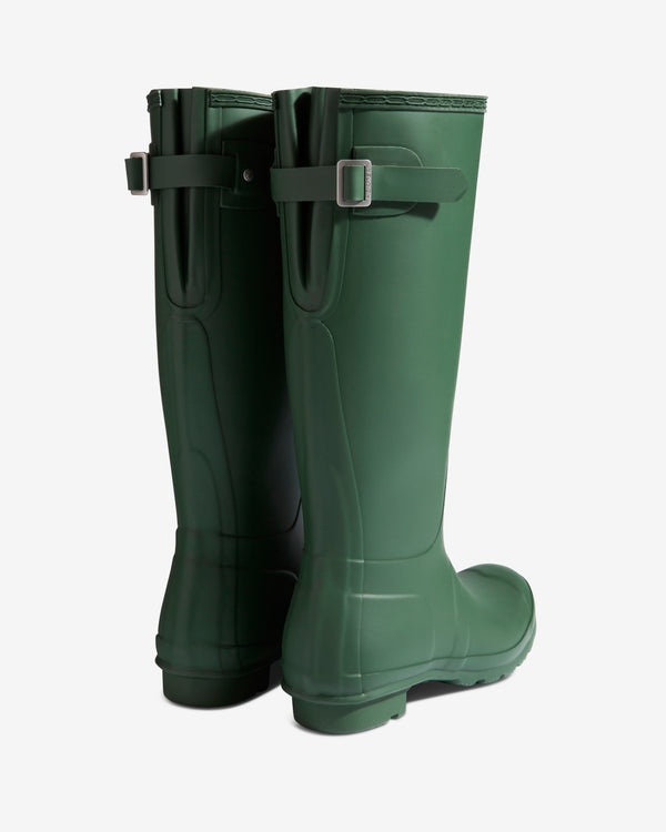 Hunter Original Tall Back Adjustable Wellington Női Hosszúszárú Csizma Zöld | JYP-105938