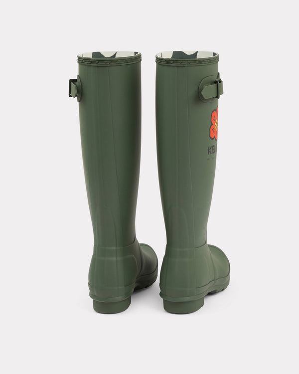 Hunter Original Tall Wellington Férfi Hosszúszárú Csizma Khaki | ABJ-487309