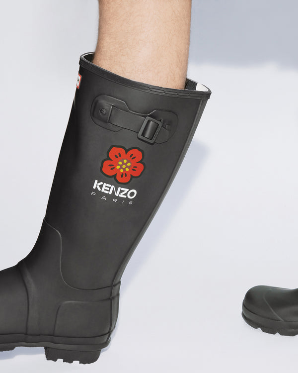 Hunter Original Tall Wellington Férfi Hosszúszárú Csizma Fekete | HKB-915603