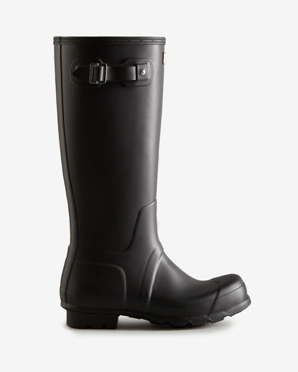 Hunter Original Tall Wellington Férfi Hosszúszárú Csizma Fekete | WTF-923760