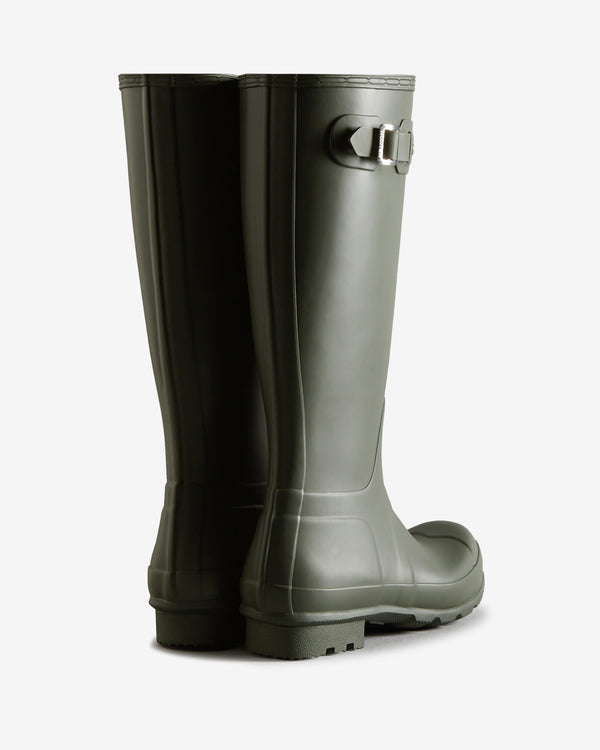 Hunter Original Tall Wellington Férfi Hosszúszárú Csizma Sötétolivazöld | QWS-105862