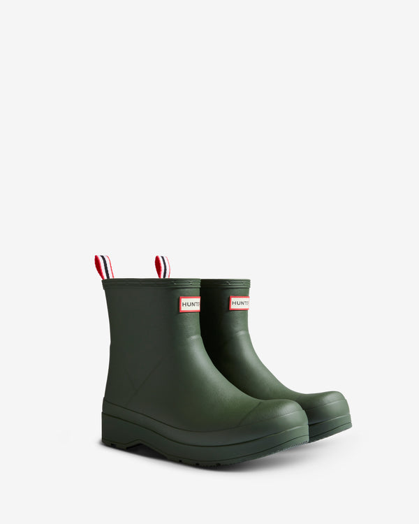 Hunter Play Short Insulated Férfi Bokacsizma Zöld | FDU-370124