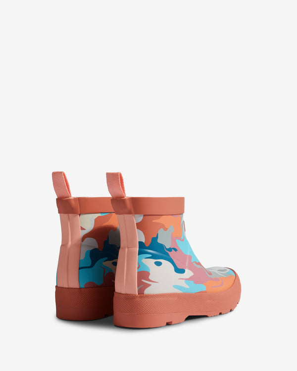 Hunter Play Water Camo Print Gyerek Csizma Korall | LIZ-385247