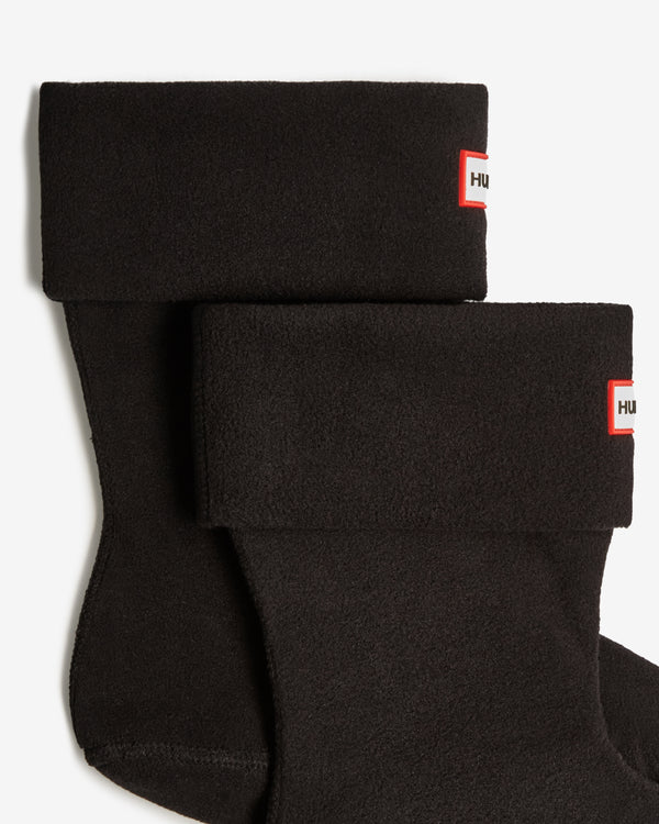 Hunter Recycled Fleece Cuff Short Női Kiegészítők Fekete | WGM-490283