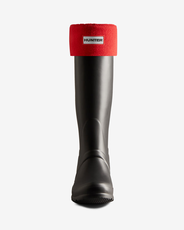Hunter Recycled Fleece Cuff Tall Férfi Kiegészítők Piros | AEO-458916