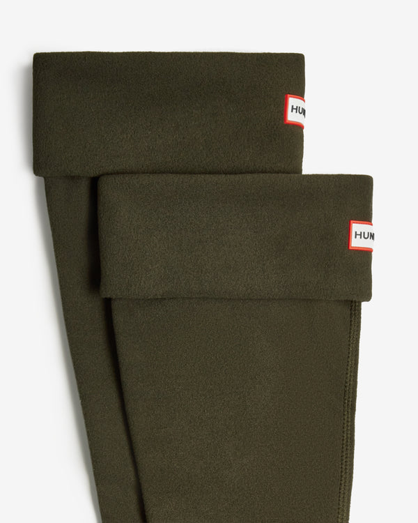 Hunter Recycled Fleece Cuff Tall Férfi Kiegészítők Sötétolivazöld | TOQ-710829