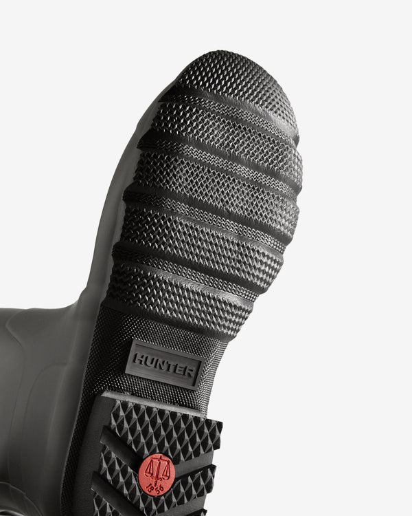 Hunter Tall Side Adjustable Wellington Férfi Hosszúszárú Csizma Fekete | NHX-307269