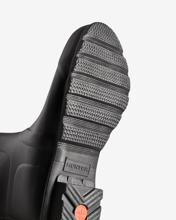 Hunter Tall Wide Fit Wellington Női Hosszúszárú Csizma Fekete | LFJ-514628