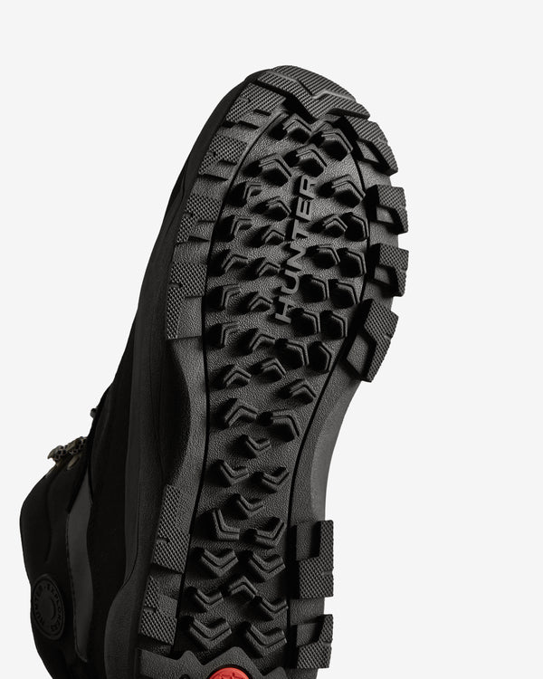 Hunter Urban Explorer Lace-up Leather Commando Férfi Bokacsizma Fekete | GCZ-790516